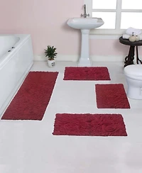 Home Weavers Bell Flower -Pc. Bath Rug Set