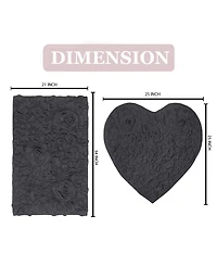 Home Weavers Modesto 2-Pc. Bath Rug Set