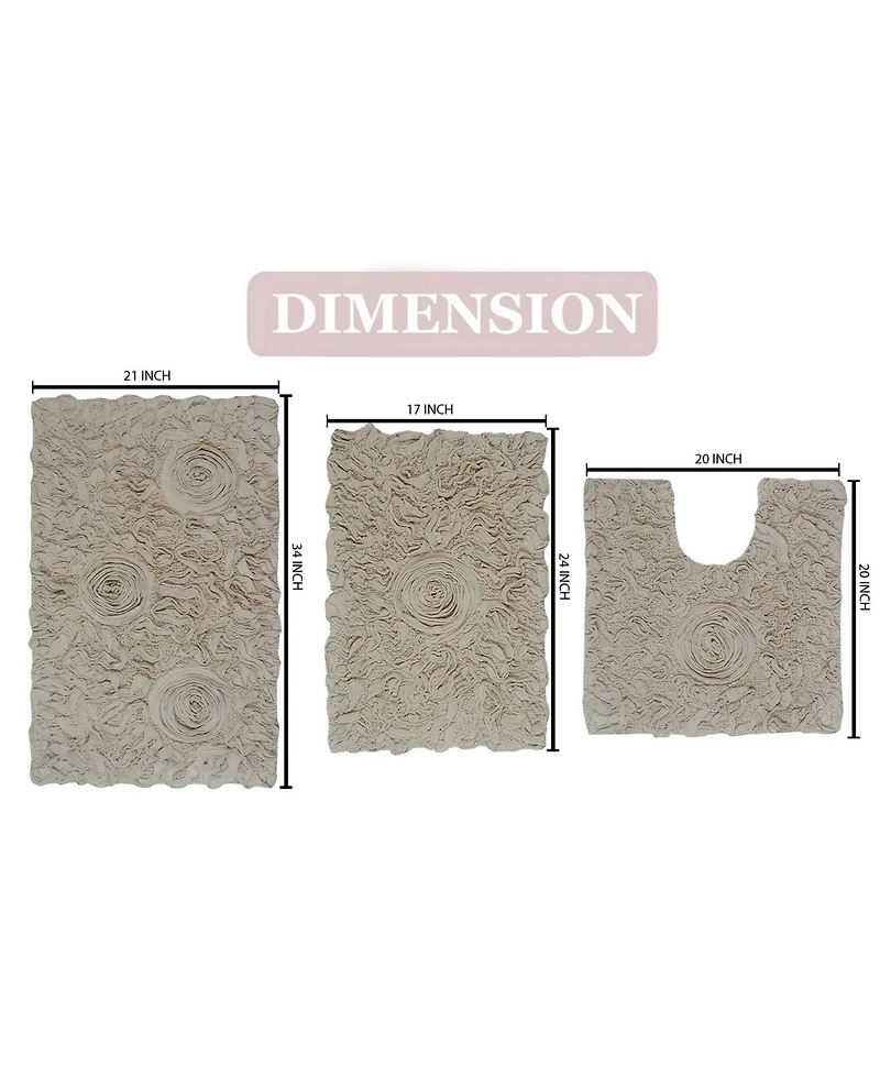 Home Weavers Modesto -Pc. Bath Rug Set