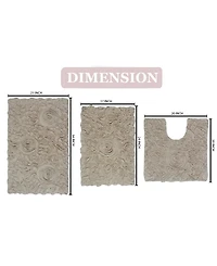 Home Weavers Modesto -Pc. Bath Rug Set