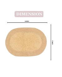 Home Weavers Double Ruffle Bath Rug, 17" x 24"