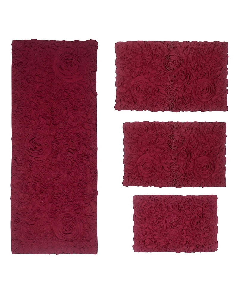 Home Weavers Bell Flower -Pc. Bath Rug Set