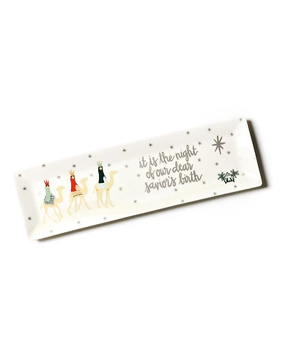 Coton Colors O Holy Night in Color Skinny Rectangle Tray