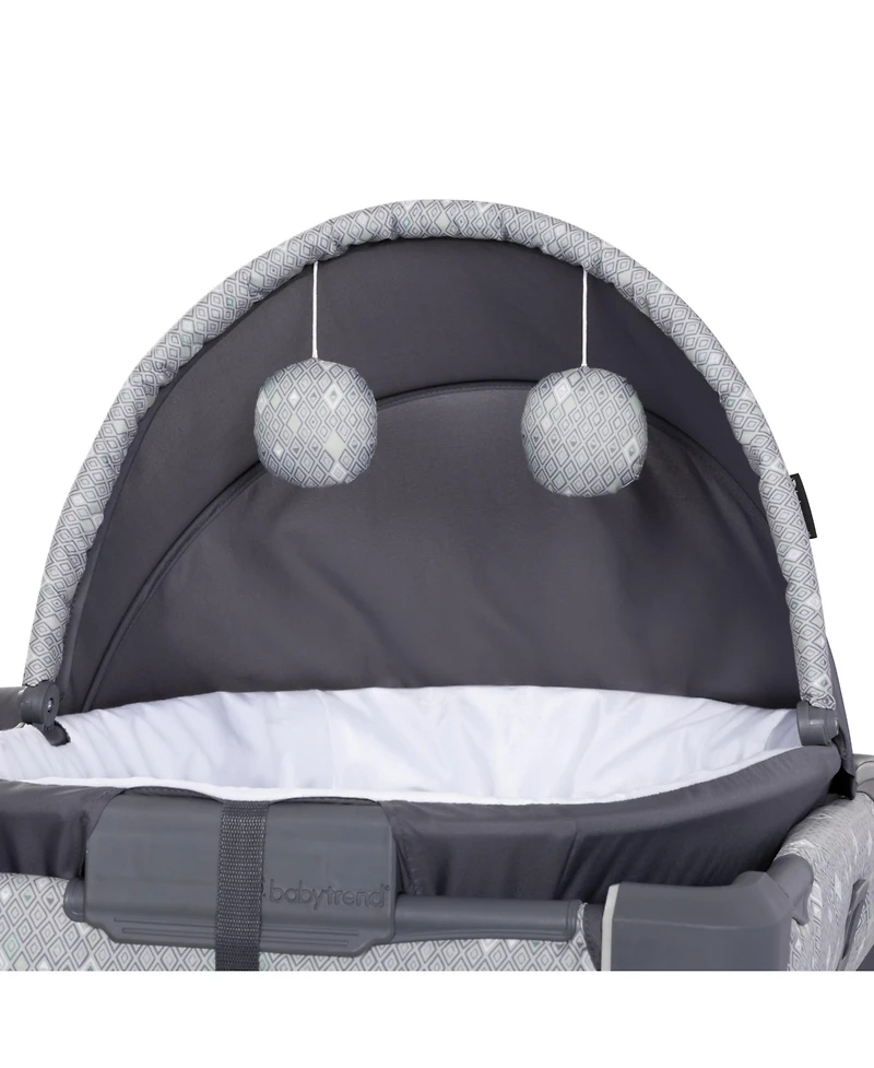 Baby Trend Nursery Den Playard with Snooze Pod and Flip Over Changer