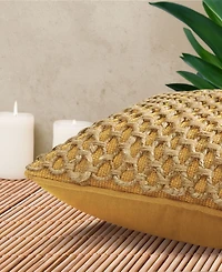 Boho Living Jada Jute Decorative Pillow, 20" x 20"