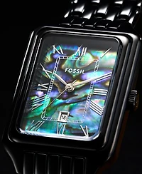 Fossil Women's Quartz Black Stainless Steel Watch 26mm