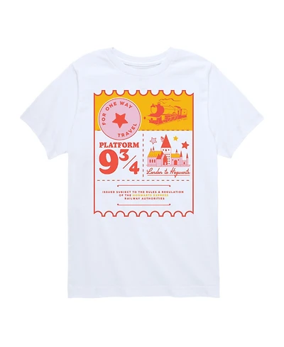 Harry Potter Big Boys Platform 9 3/4 Graphic Tee