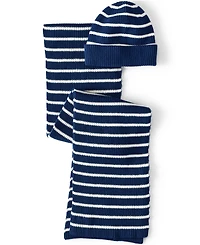 Lands' End Drifter Scarf and Hat Set