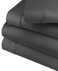 Superior 800 Thread Count Cotton Solid Deep Pocket Bed Sheet Set, Queen