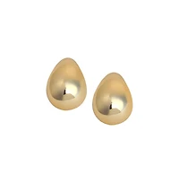 Sohi Women's The Medium Semi-Chunky Hoop Earrings