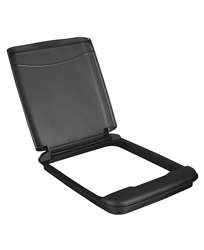 Rev-a-Shelf 35 qt. Trash Can Replacement Lid, Black (Lid Only), Rv-35-lid-18-1
