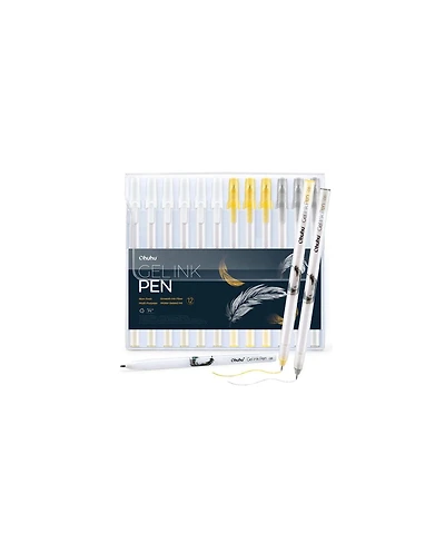 12ct Gold/Silver/White Gel Pens Y30-80600-55