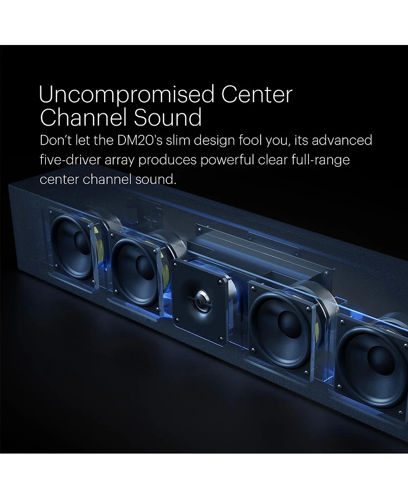 Definitive Technology Dymension DM20 Slim Center Channel Speaker