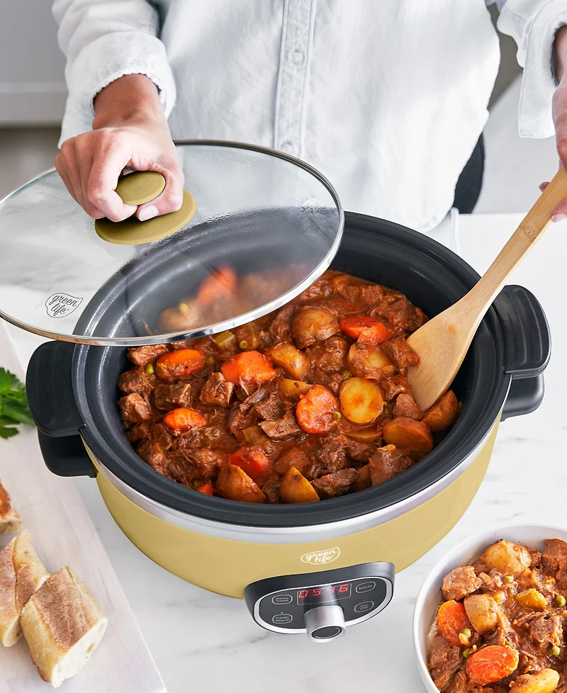 GreenLife Ceramic Nonstick Healthy Cook Duo Slow Cooker