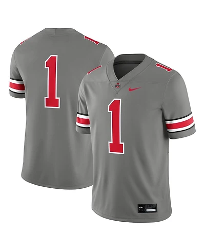 Nike Men's 1 Steel Ohio State Buckeyes Alternate Game Jersey