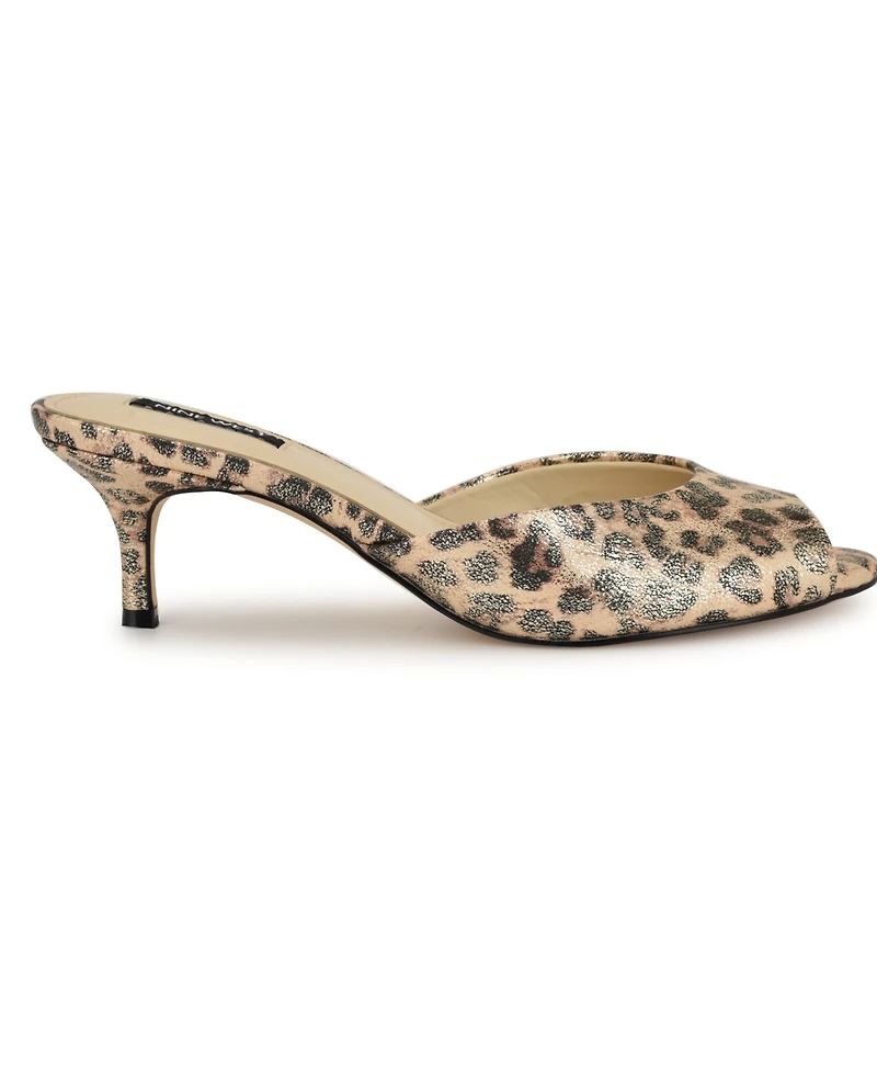 Nine West Women's Luvlie Kitten Heel Dress Sandals