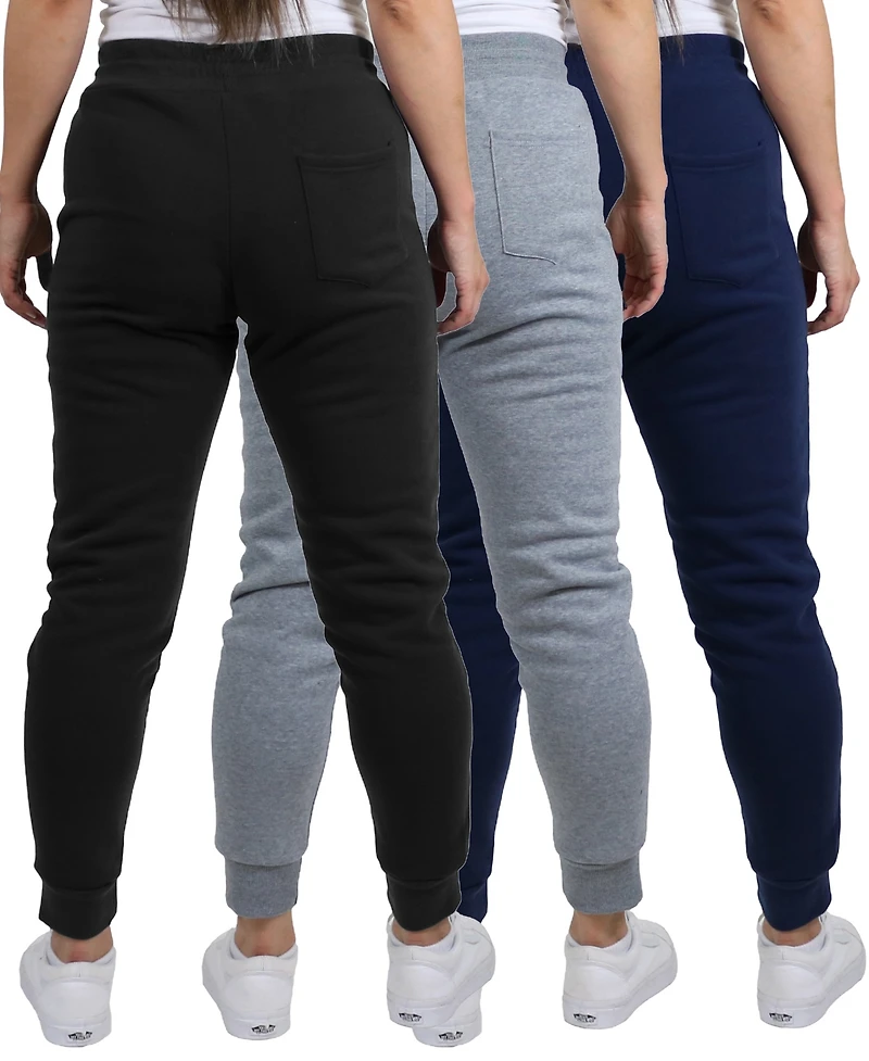 Galaxy By Harvic Women's Pro Star Modern Fit Fleece Lined Joggers