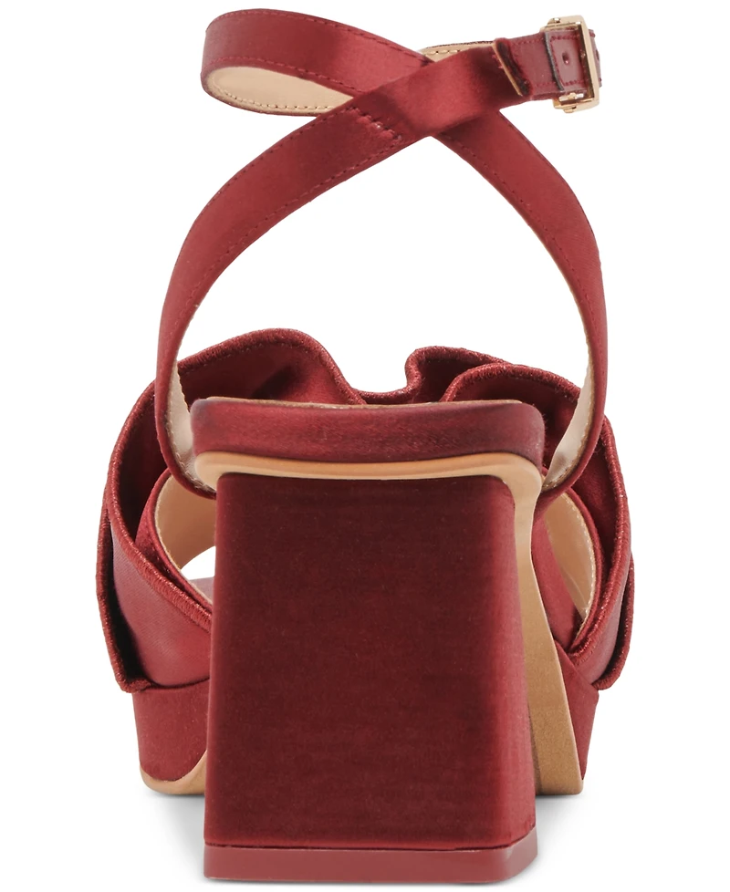 Dolce Vita Women's Cheer Ruffled Platform Dress Sandals