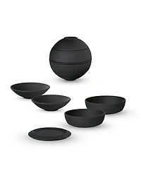 Villeroy & Boch La Petite Boule Black 5-Piece Appetizer Set
