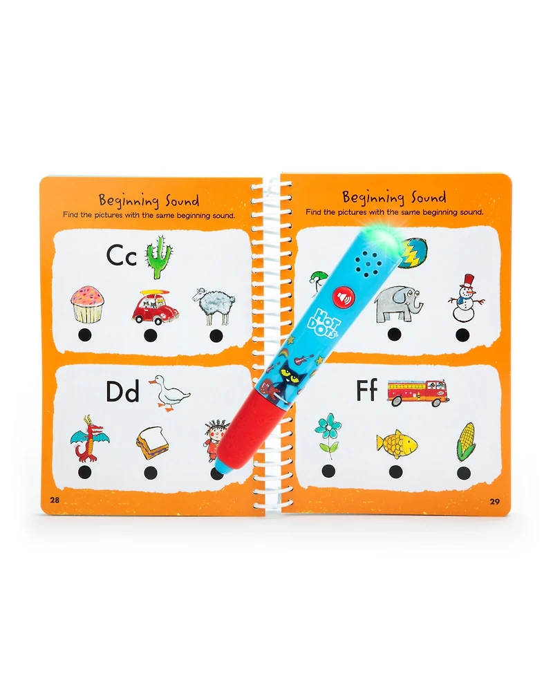 Educational Insights Hot Dots Pete the Cat Preschool Reading Math