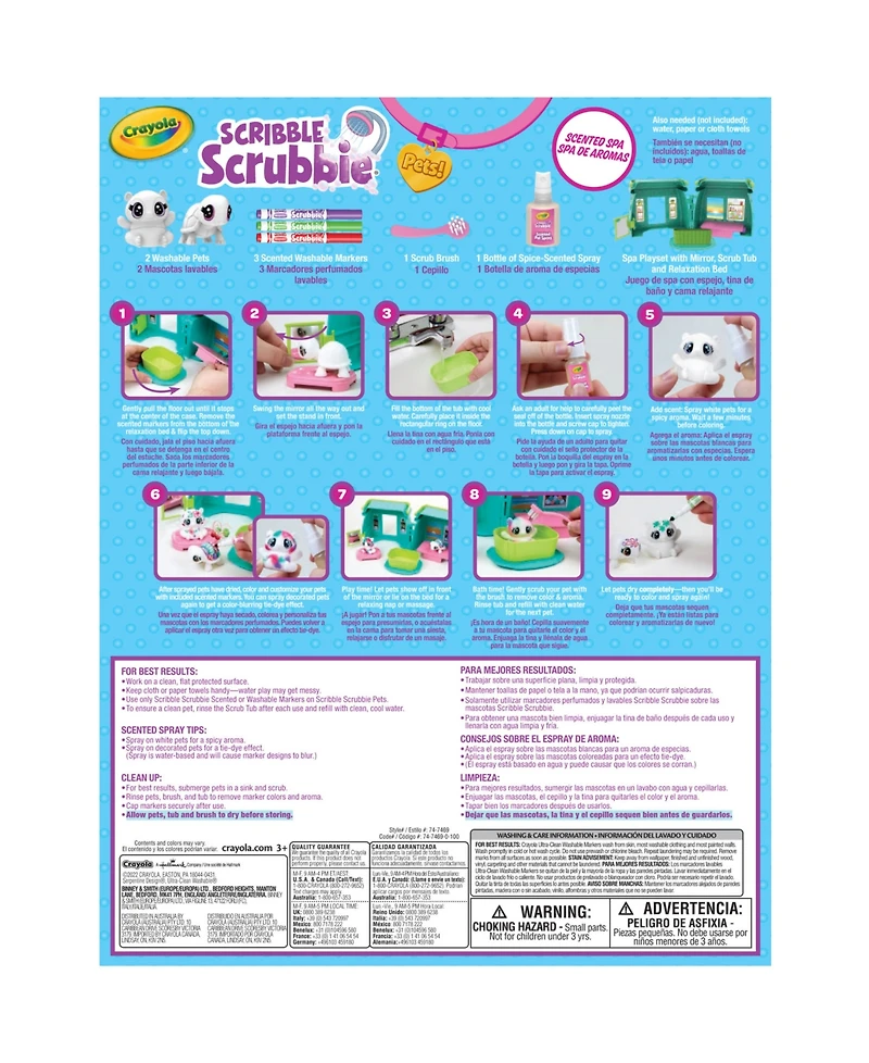 Crayola Scribble Scrubbie Pets Scented Spa