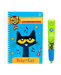 Educational Insights Hot Dots Pete the Cat Kindergarten Reading Math