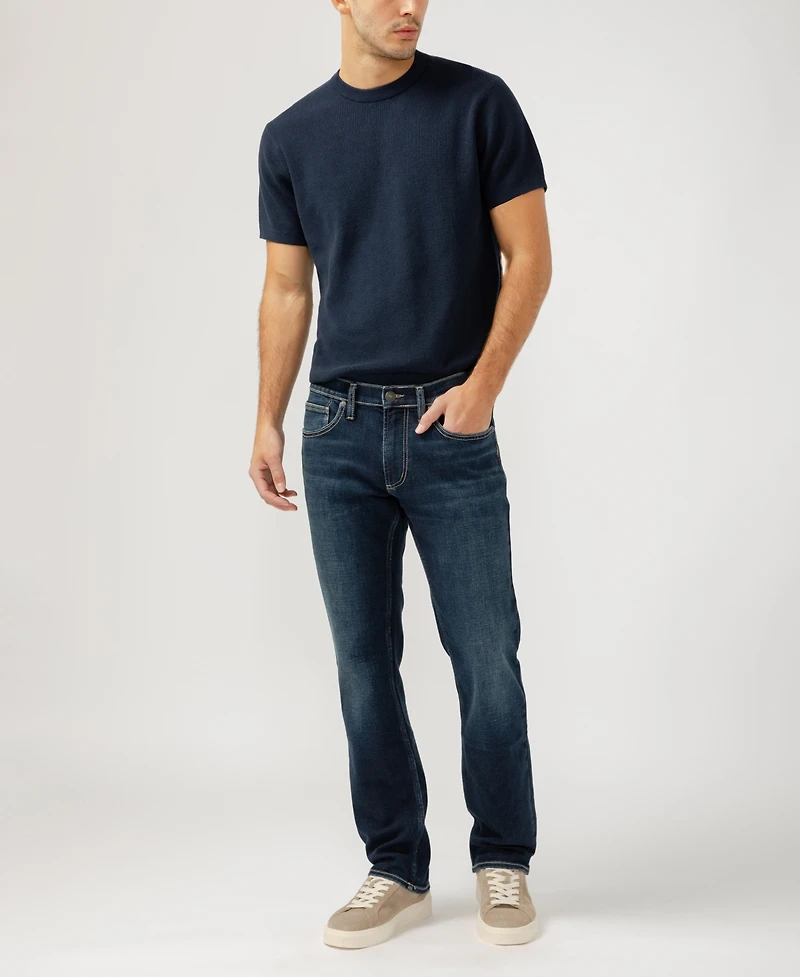 Silver Jeans Co. Men's Allan Slim Fit Straight Leg Jeans