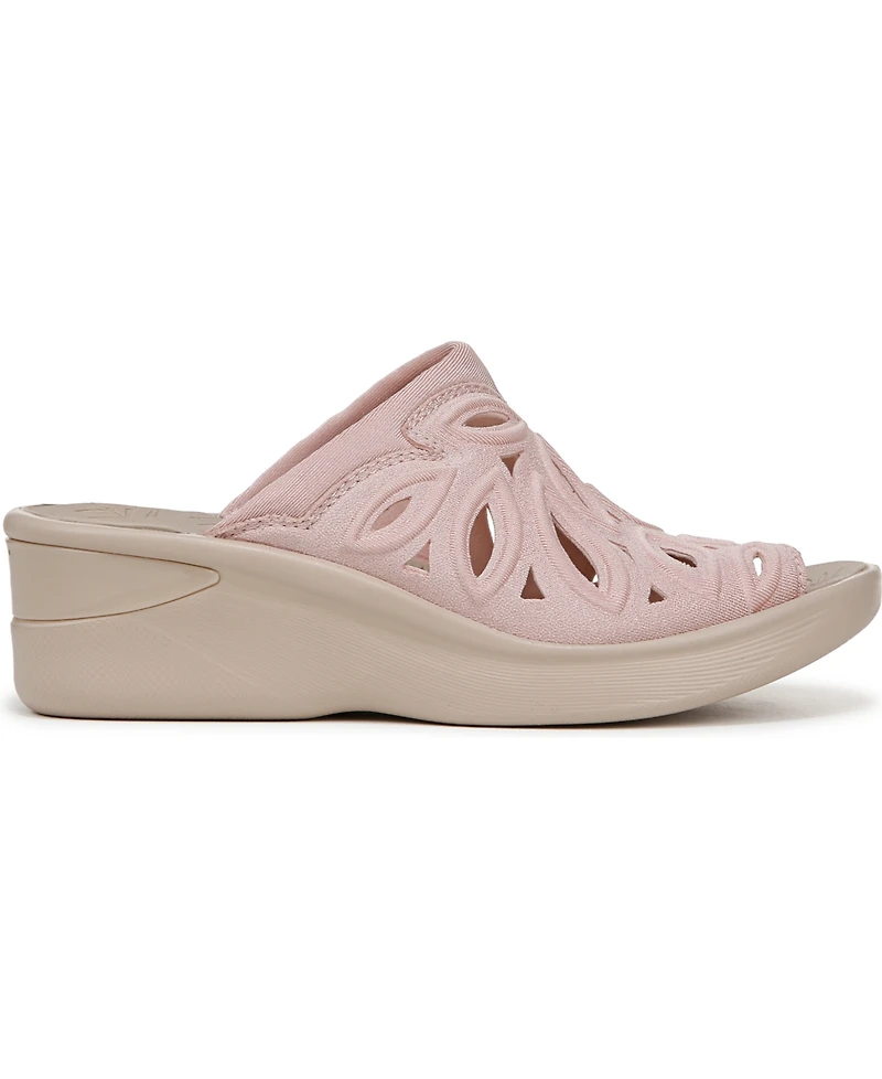 LifeStride Women's Susie Washable Slide Wedge Sandals