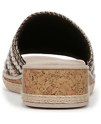 LifeStride Women's Breezy Washable Slide Wedge Sandals