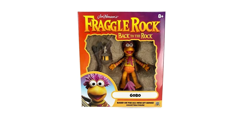 Boss Fight Studio Gobo, Fraggle Rock Collectible Action Figure – Highly Articulated Figurine with Accessories Including Postcard, Lantern, Guit