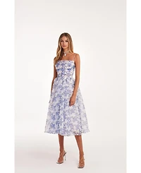 Milla Women's Spaghetti Strap Midi Dress