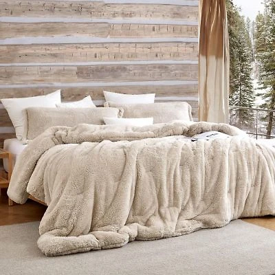 Coma Inducer Oversized Comforter The Original Plush White Sand Queen
