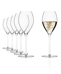 Stolzle Lausitz Fino French Champagne Glasses, Set of 6