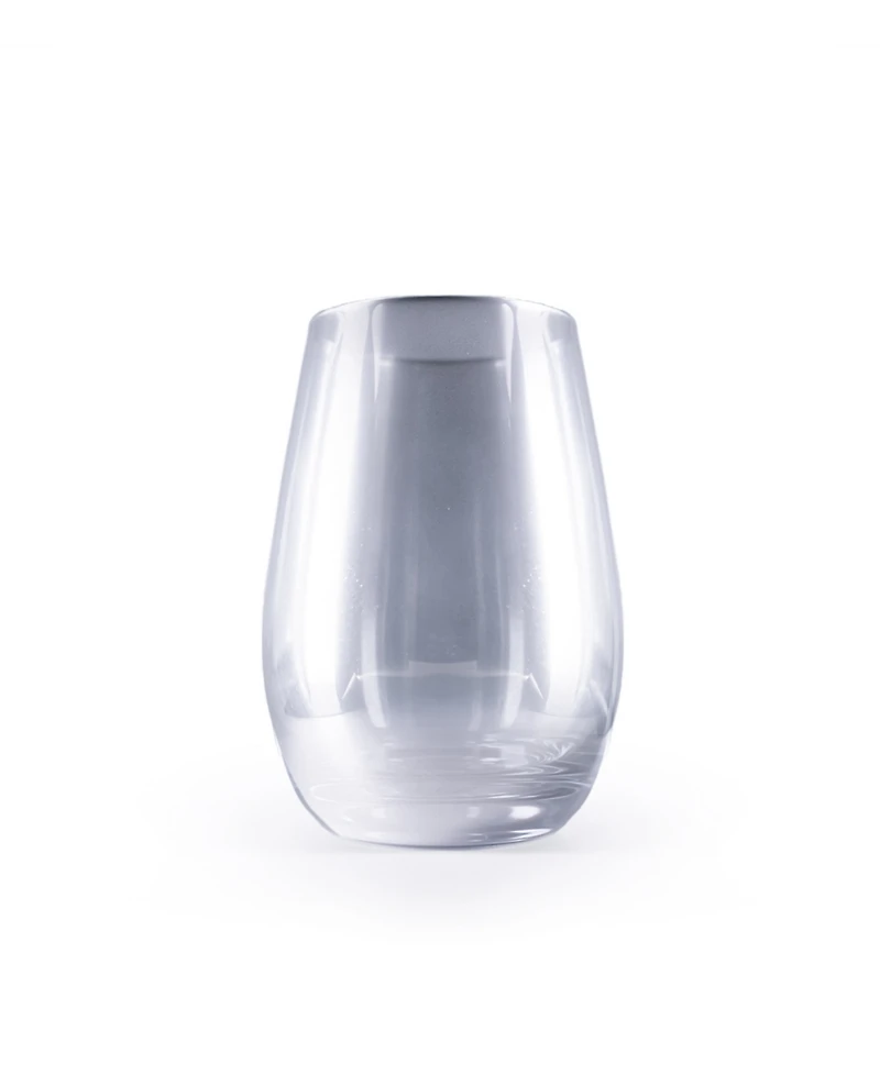 Stolzle Lausitz Mirrors Silver Tumblers, Set of 6