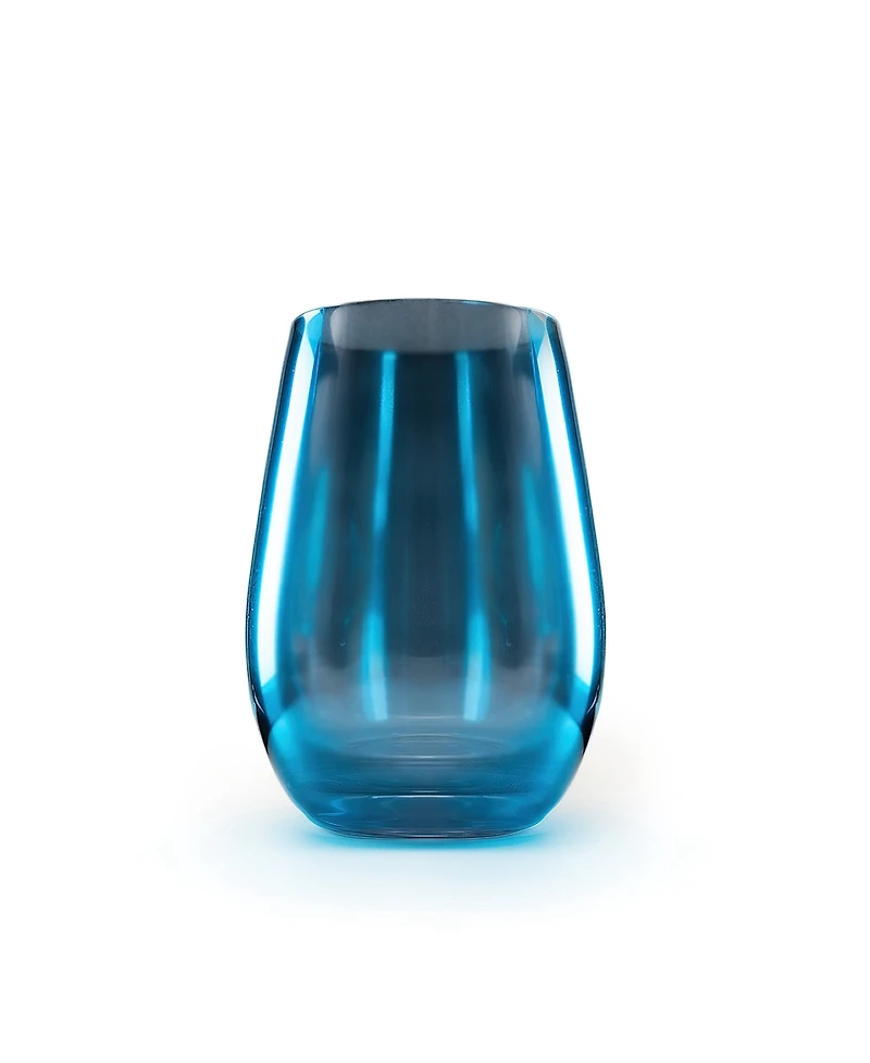 Stolzle Lausitz Mirrors Blue Tumblers, Set of 6