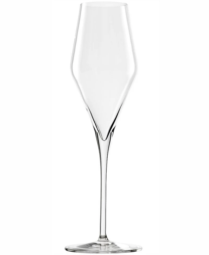 Stolzle Lausitz Quatrophil Champagne Flutes, Set of 4