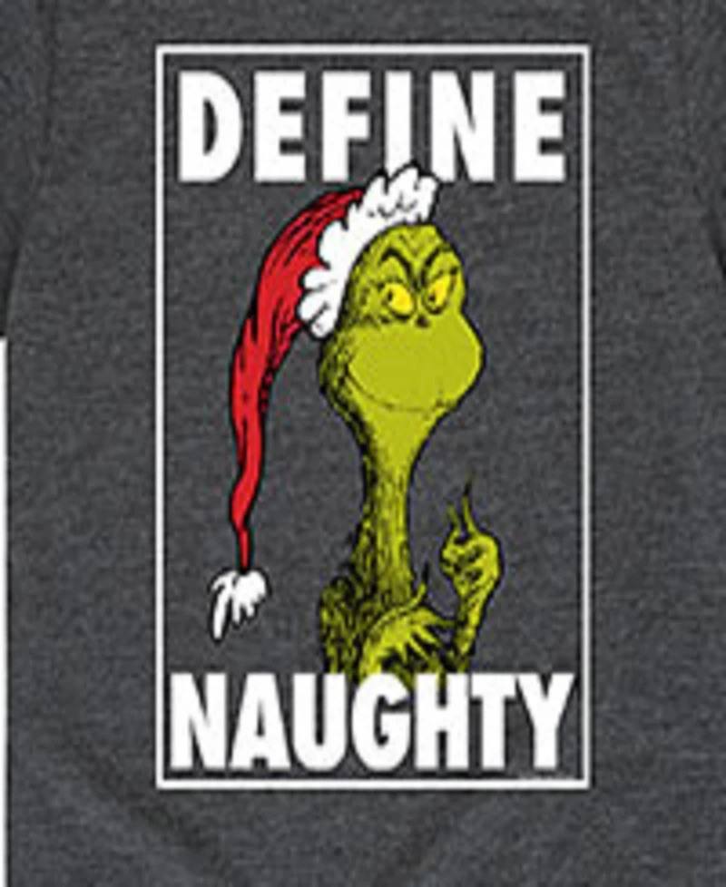 The Grinch Big Boys Define Naughty Graphic Tee