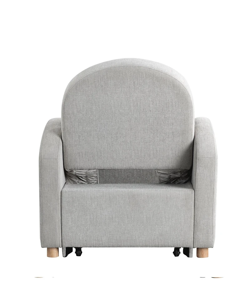 Serta 35.2" Polyester Toluca Convertible Chair