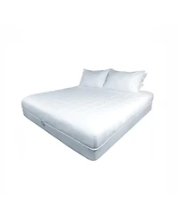 CleanBrands Platinum Zippered Encasing Quilted Mattress Pad