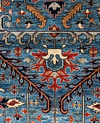 Adorn Hand Woven Rugs Serapi M1999 9'4"x11'11" Area Rug
