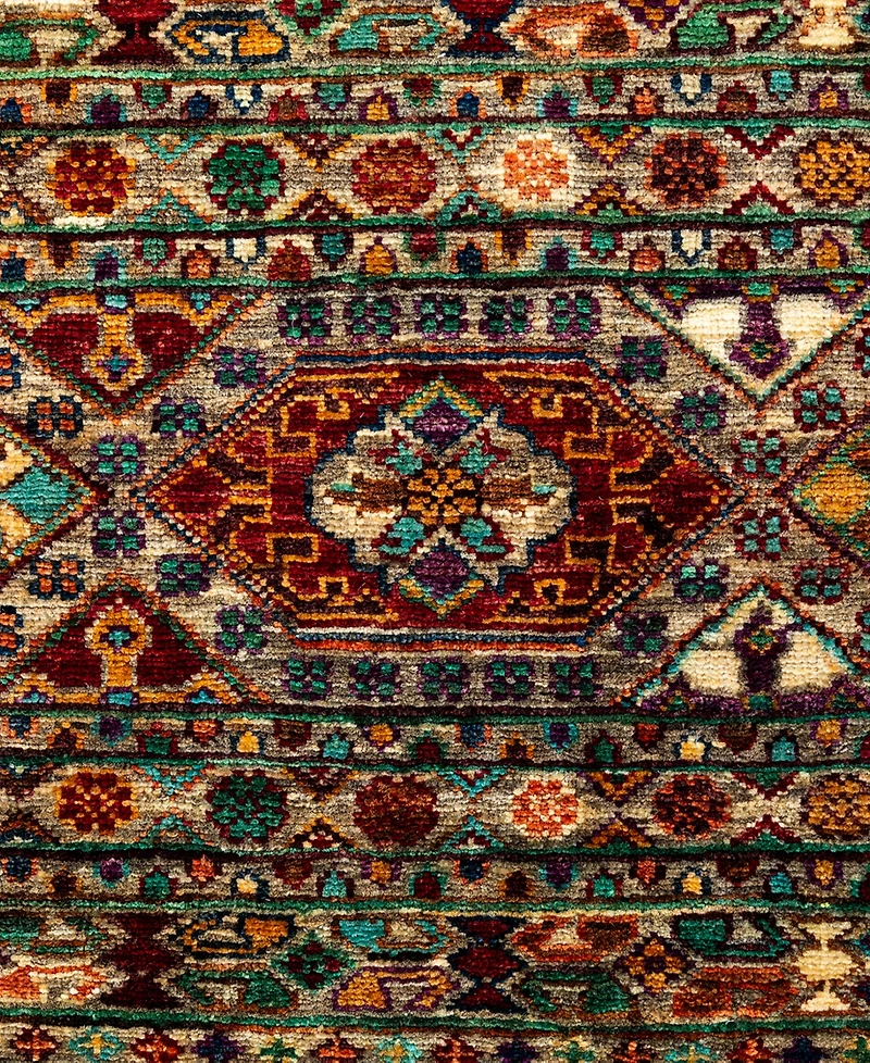 Adorn Hand Woven Rugs Tribal M1999 8'2"x9'10" Area Rug
