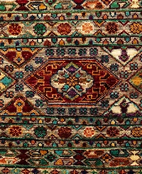 Adorn Hand Woven Rugs Tribal M1999 8'2"x9'10" Area Rug