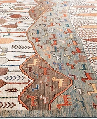 Adorn Hand Woven Rugs Tribal M1999 7'10"x9'7" Area Rug