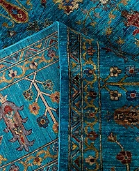 Adorn Hand Woven Rugs Tribal M1999 8'10"x12' Area Rug