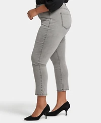 Nydj Plus Curve Shaper Sheri Slim Ankle Jeans