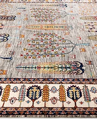 Adorn Hand Woven Rugs Tribal M1999 8'3"x9'8" Area Rug