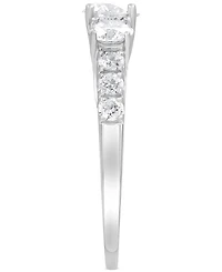 Diamond Three Stone Engagement Ring (1-1/2 ct. t.w.) in 14k White Gold