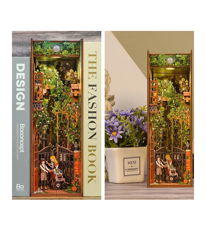 Flash Popup Diy 3D Book Nook Kit Vincent's World 80pcs
