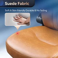 Ergonomic High Back Office Chair, Executive Swivel Desk Chair with Adjustable Flip-Up Armrests, Built-in Lumbar Support & Thickened Headrest, Workstat