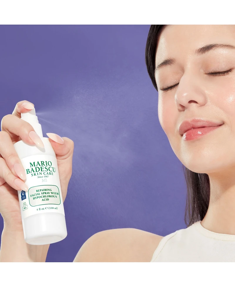 Mario Badescu Repairing Facial Spray With Hypochlorous Acid, 4 oz.